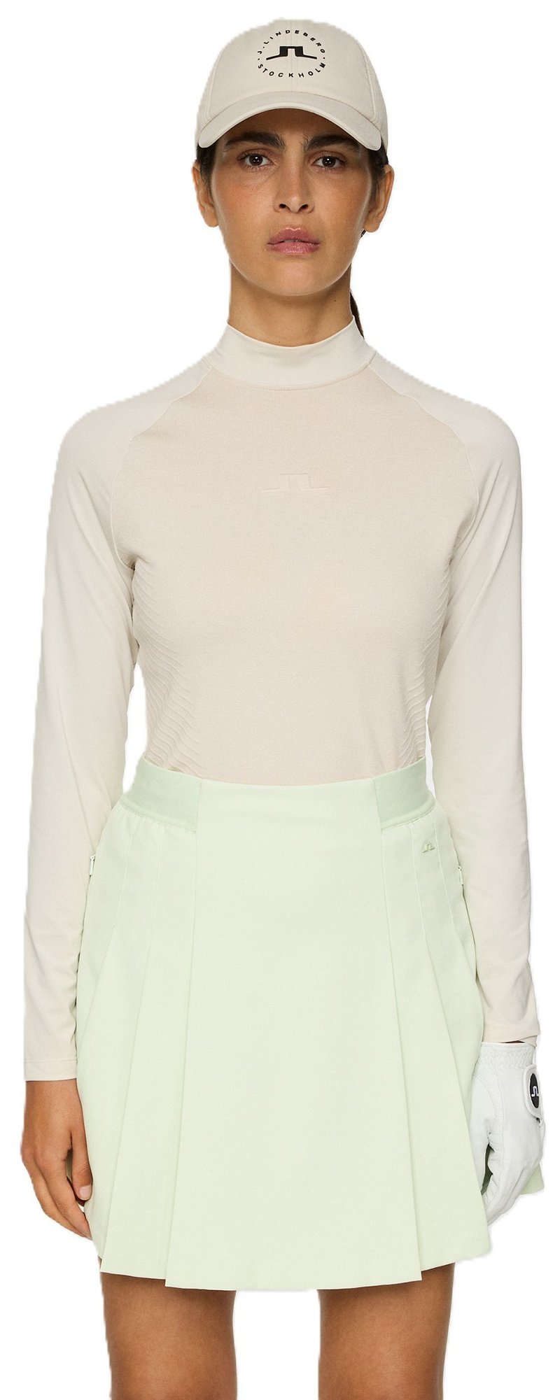 J.Lindeberg Darla Hybrid Knit dámský svetr, moonbeam