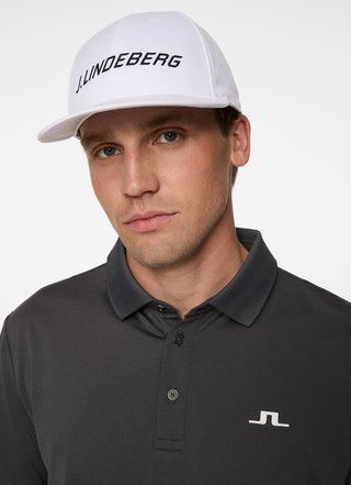 J.Lindeberg Drive Cap kšiltovka, bílá