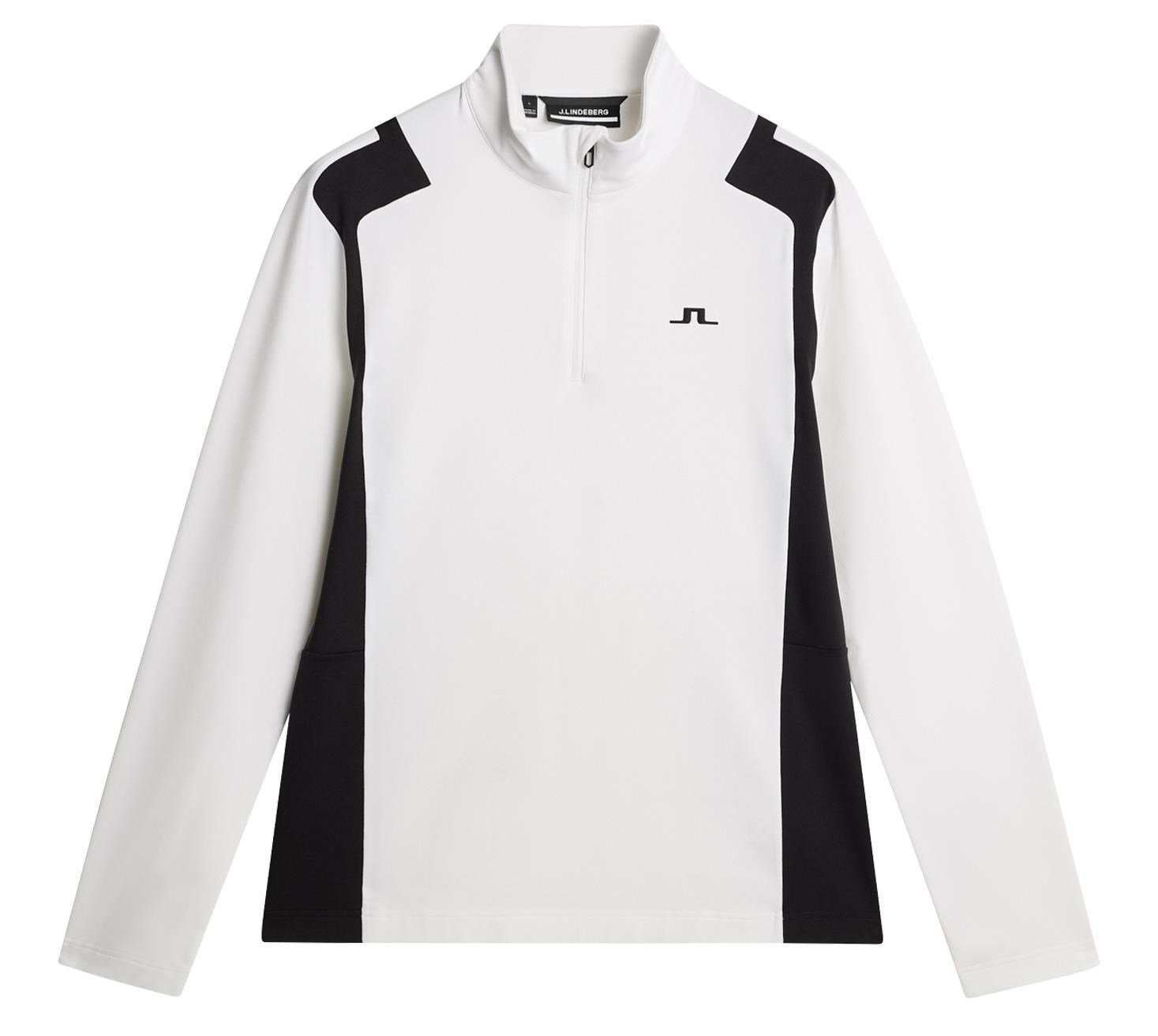 J.Lindeberg Lukas Quarter Zip pánská mikina, bílá