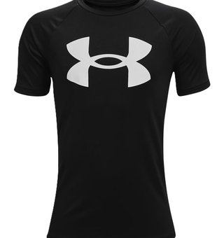 Under Armour Tech Big Logo chlapecké tričko, černé