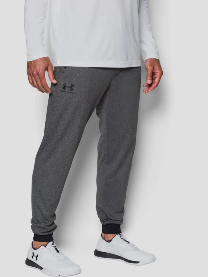 Under Armour Sportstyle Jogger pánské tepláky, carbon heather