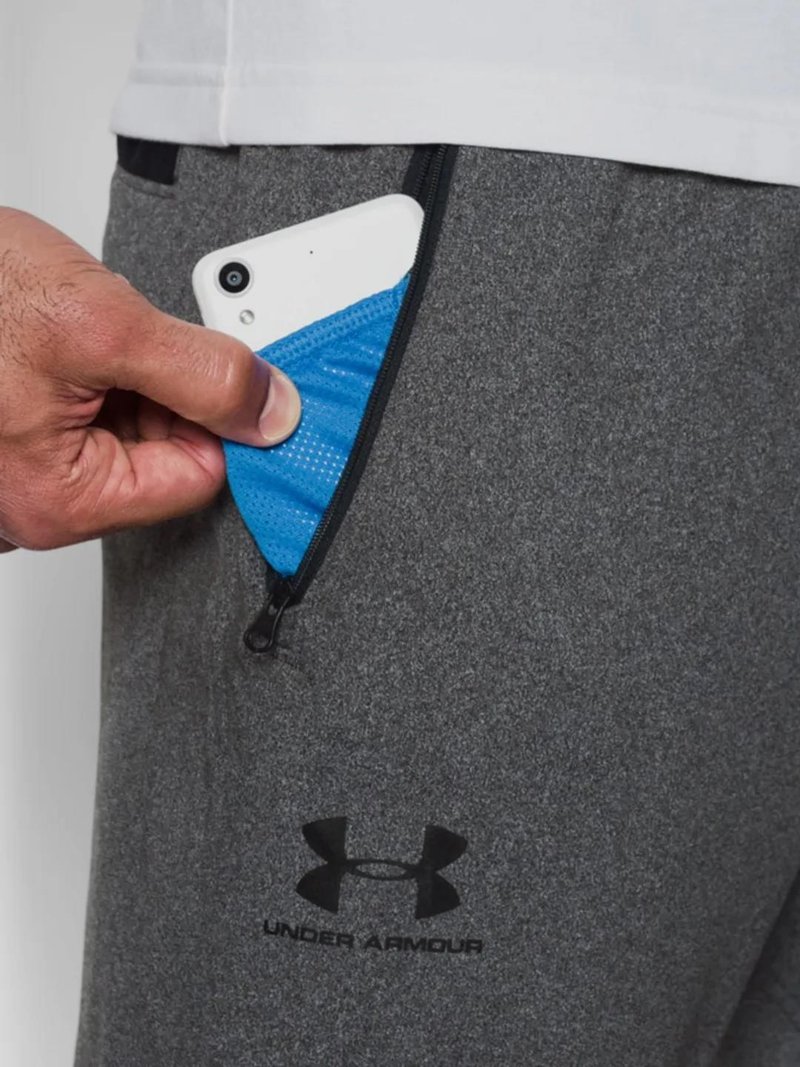 Under Armour Sportstyle Jogger pánské tepláky, carbon heather