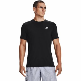 Under Armour HG Fitted SS pánské tričko, černé