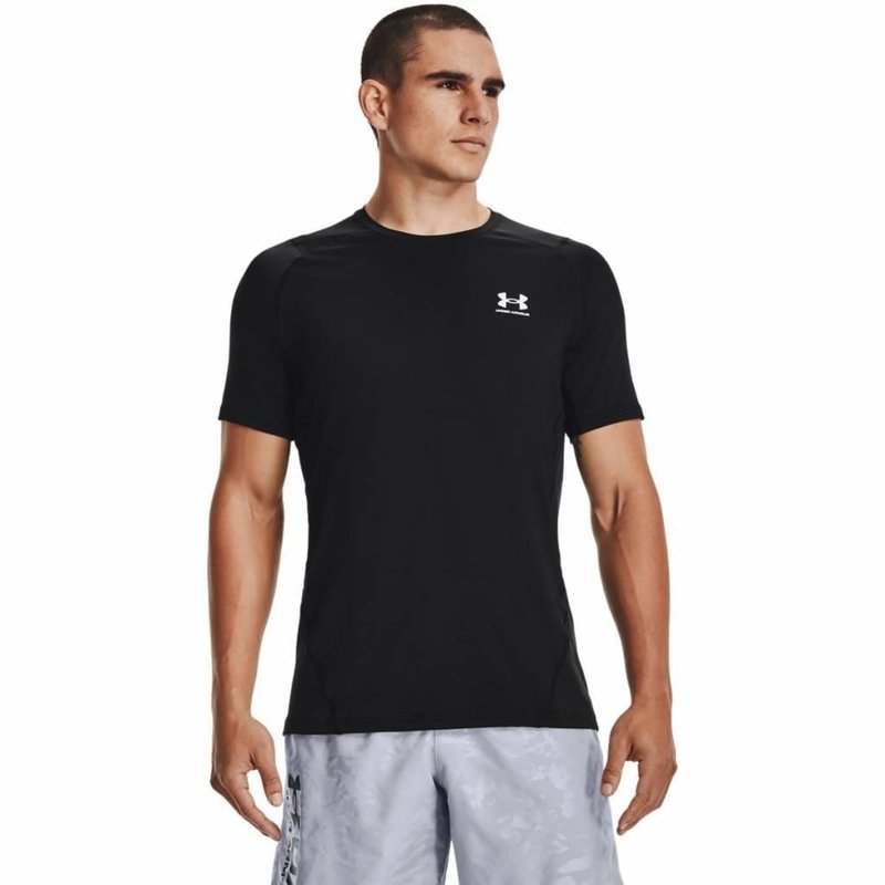 Under Armour HG Fitted SS pánské tričko, černé