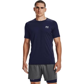 Under Armour HG Fitted SS pánské tričko, modré