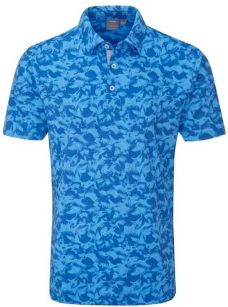 PING Julian pánské polo, tidal blue multi
