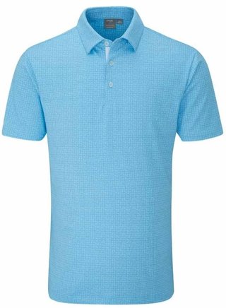 PING Julian pánské polo, crystal blue multi