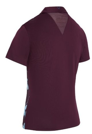 Callaway Stemmed Floral dámské polo, potent purple