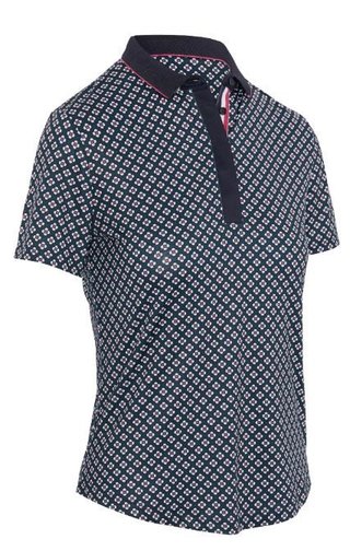 Callaway Mini Geo Floral dámské polo, tmavě modré