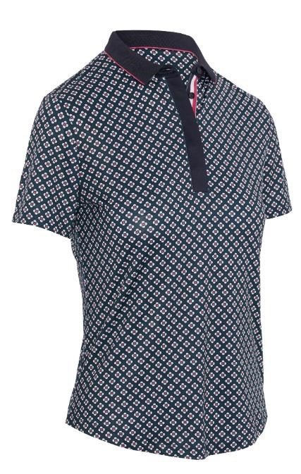 Callaway Mini Geo Floral dámské polo, tmavě modré