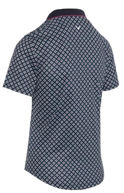 Callaway Mini Geo Floral dámské polo, tmavě modré