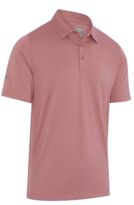 Callaway Swing Tech Tour Fit Solid pánské polo, mesa rose