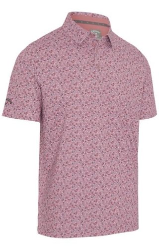 Callaway Novelty Confetti Print pánské polo, mesa rose
