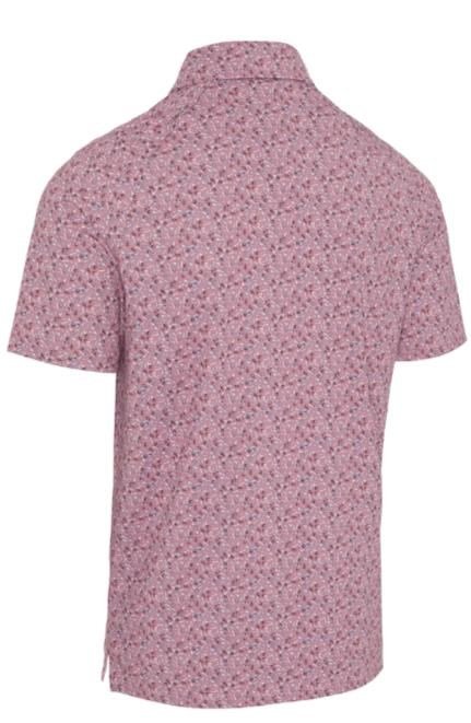 Callaway Novelty Confetti Print pánské polo, mesa rose