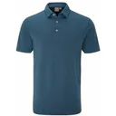 PING Geo Camo pánské polo, blue fusion multi