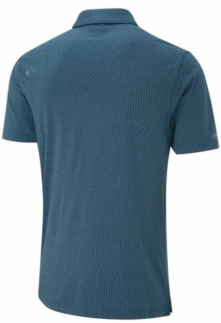 PING Geo Camo pánské polo, blue fusion multi