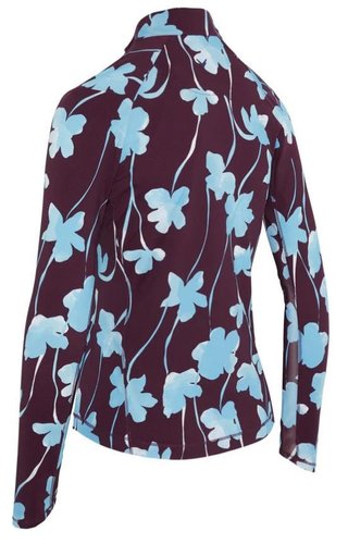 Callaway Stemmed Floral Sun Protection dámský top, potent purple
