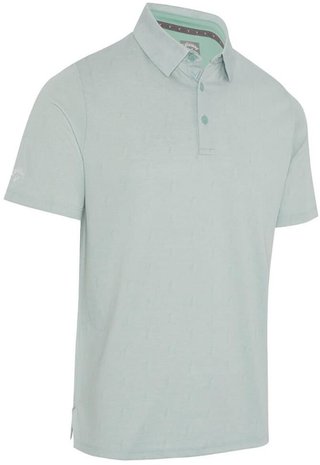 Callaway Chev Twill Jacquars pánské polo, aquifer