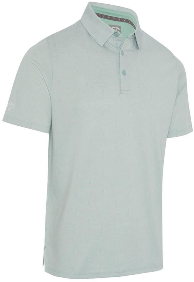 Callaway Chev Twill Jacquars pánské polo, aquifer