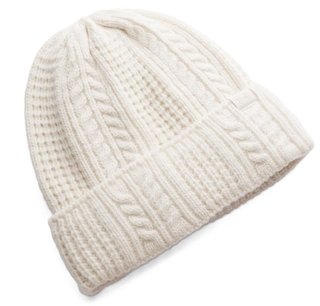 Under Armour Halftime Cable Knit dámská zimní čepice, stone/khaki base