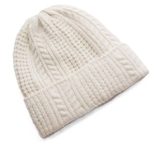 Under Armour Halftime Cable Knit dámská zimní čepice, stone/khaki base