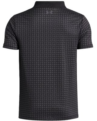 Under Armour Matchplay Printed dětské polo, black/castlerock