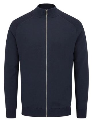 Ping Murphy Lined full zip pánský svetr, modrý