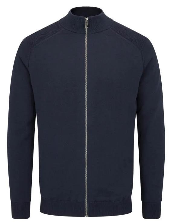 Ping Murphy Lined full zip pánský svetr, modrý