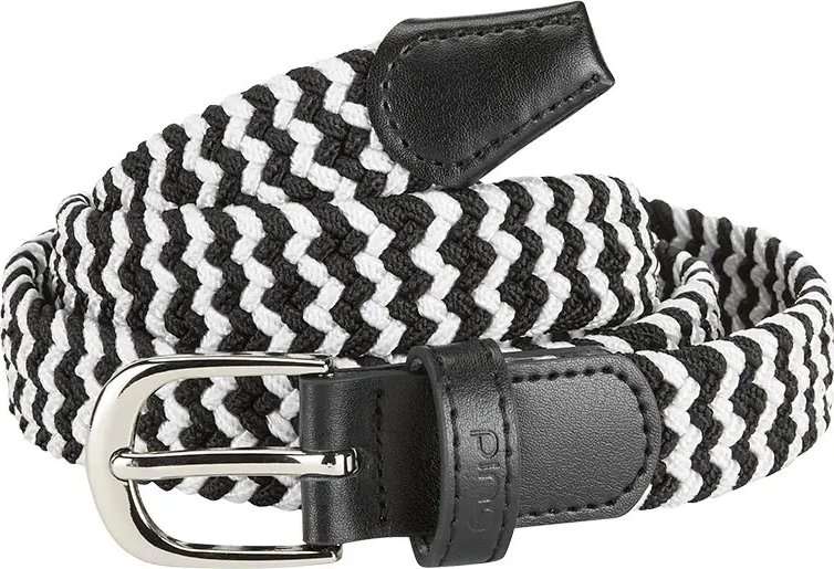 PING Stretch Webbing dámský opasek, černo/bílý