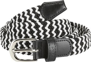 PING Stretch Webbing dámský opasek, černo/bílý