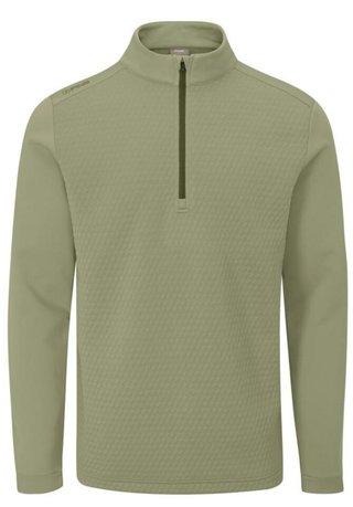 Ping Nolan Quarter Zip Fleece pánská mikina, lichen