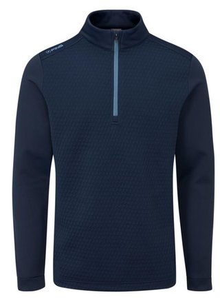 Ping Nolan Quarter Zip Fleece pánská mikina, tmavě modrá