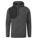 Ping Nexa Hooded half zip fleece pánská mikina, černá