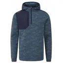 Ping Nexa Hooded half zip fleece pánská mikina, blue fusion/navy