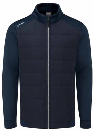 Ping Aiden Hybrid fleece pánská bunda, tmavě modrá