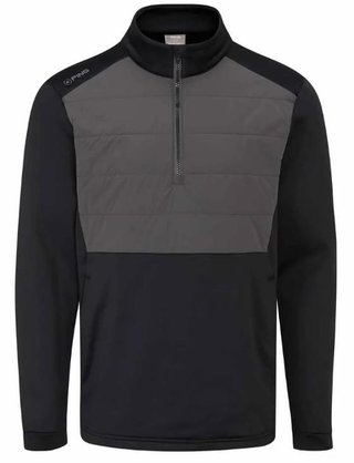 Ping Astbury fleece pánská bunda, černo/šedá