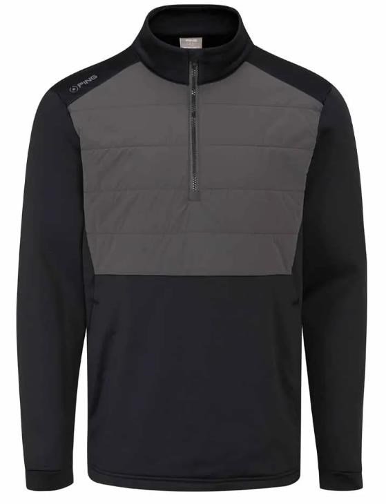 Ping Astbury fleece pánská bunda, černo/šedá