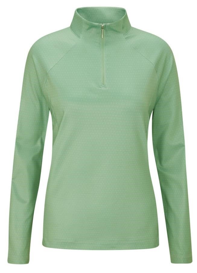Ping Jasmine Printed long Sleeve dámský top, eucalyptus multi