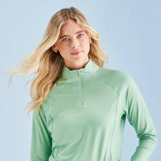 Ping Jasmine Printed long Sleeve dámský top, eucalyptus multi