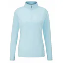 PING Aveline Half Zip dámská mikina, crystal blue