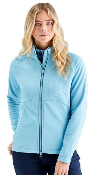 Ping Catherine Full zip fleece dámská mikina, oasis