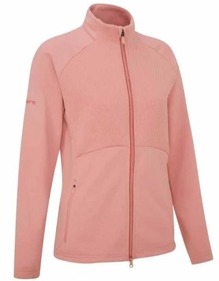 Ping Catherine Full zip fleece dámská mikina, růžová