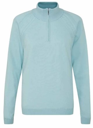 Ping Melodie Half-zip lined dámský svetr, opal