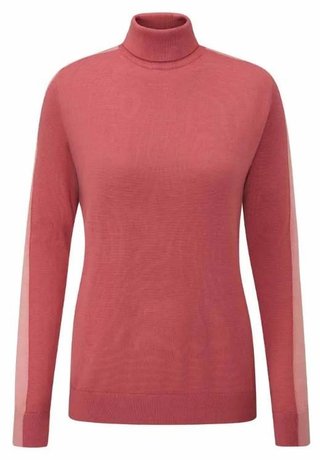 Ping Lockett Roll neck dámský svetr, rose/muted pink