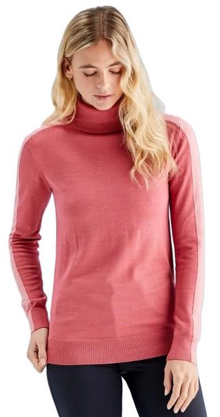 Ping Lockett Roll neck dámský svetr, rose/muted pink