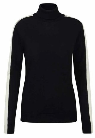 Ping Lockett Roll neck dámský svetr, black/chalk