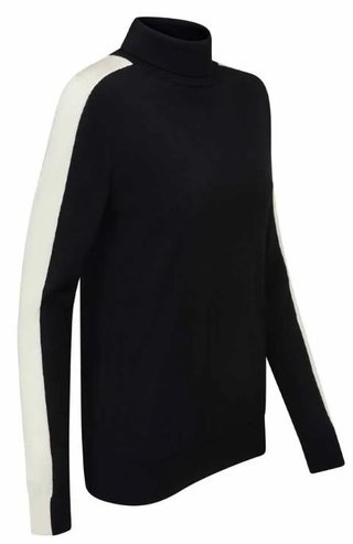 Ping Lockett Roll neck dámský svetr, black/chalk