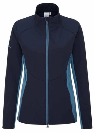 Ping Casey insulated hybrid dámská bunda, navy/blue fusion