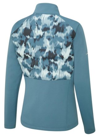 Ping Clare Zoned fleece dámská bunda, blue fusion/navy multi