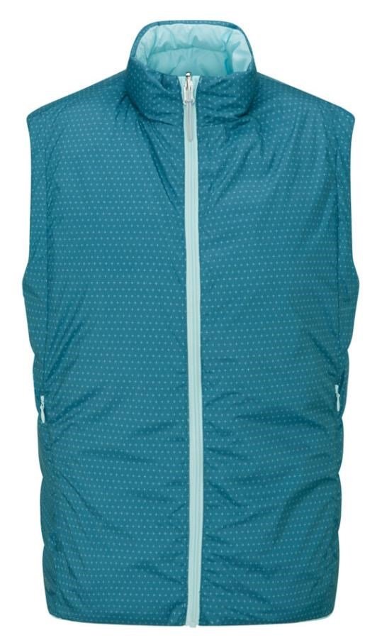 Ping Samantha Clo® insulated reversible dámská vesta, opal/blue fusion multi